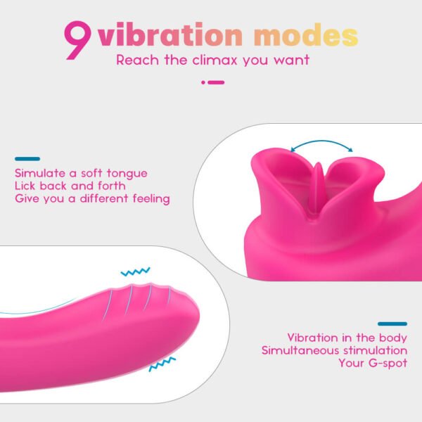 Electro female sex the tongue lick sucking insert G-vagina g spot vibrator products sex toys vibrating sucking for women