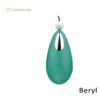 Beryl vibrator necklace for women - wearable as daily jewelry