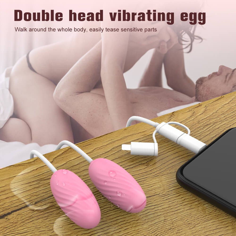 Double head vibrating love egg for women 9 img LovingCare Vibrator S 334 02