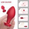 img_LovingCare_Vibrator_S-375_05 Silicone anal bead butt plug sex toy set acrylic anal balls