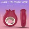 img_LovingCare_Vibrator_S-376_07 French kiss-Tongue Licking Rosevibrator Sextoy For Women