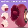 img_LovingCare_Vibrator_S-376_08 French kiss-Tongue Licking Rosevibrator Sextoy For Women