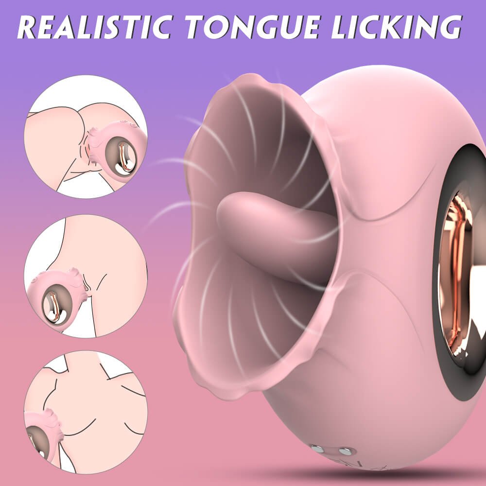 French kiss-Tongue Licking Rosevibrator Sextoy For Women 11 img LovingCare Vibrator S 376 13