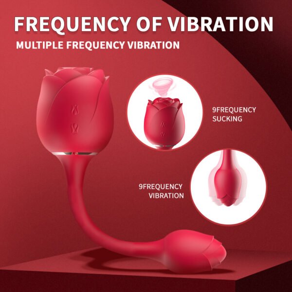 Rose sex toy of couple oral licking stimulate masturbate adult toys massager For Women