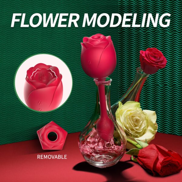 Rose sex toy of couple oral licking stimulate masturbate adult toys massager For Women