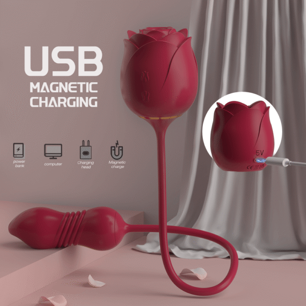 Rose vibrator sucking sex toys  For women vibrator rose adult sucking Rose sex toys massage