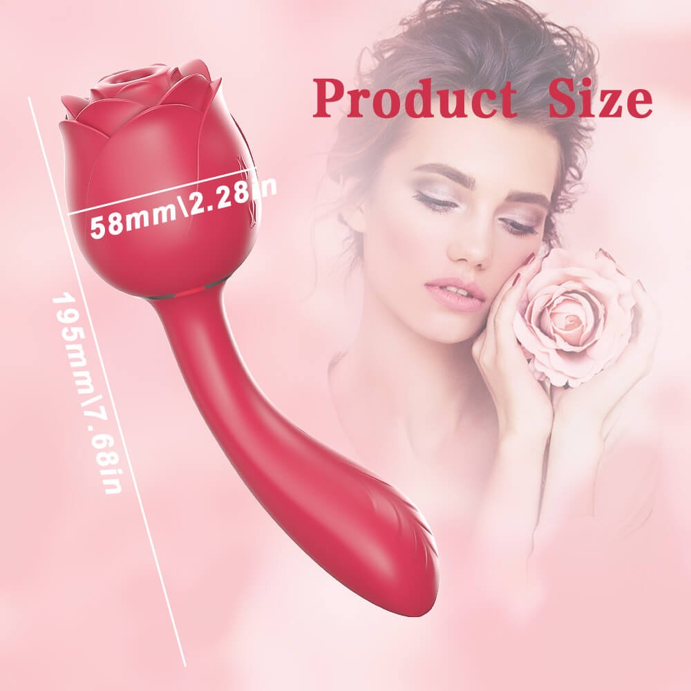 Immortal Flower 8-Rose sex clitoral g-spot vibrator for female 5 img LovingCare Vibrator S 389 8 04