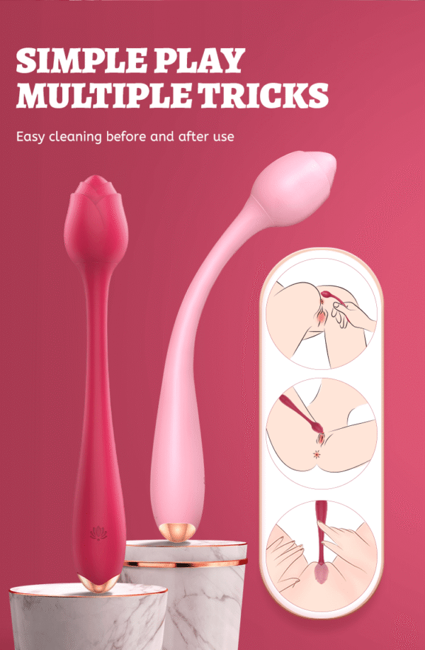 Rosevibrator G-spot rose sex toy oral stimulate masturbate adult toys massager For Women