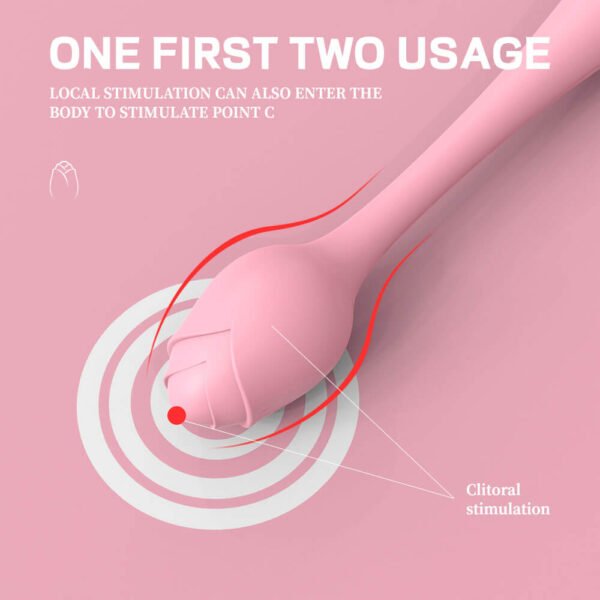 Rosevibrator G-spot rose sex toy oral stimulate masturbate adult toys massager For Women