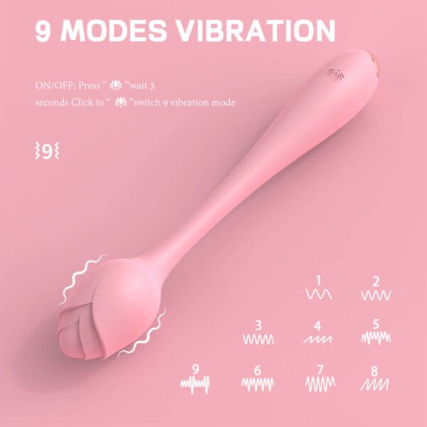 Rosevibrator G-spot rose sex toy oral stimulate masturbate adult toys massager For Women