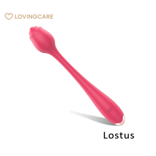 Home 22 Main view of bendable rose vibrator for women - waterproof G-spot massager