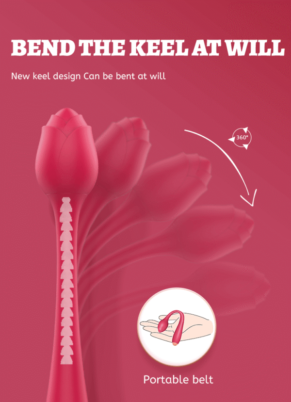 Rosevibrator G-spot rose sex toy oral stimulate masturbate adult toys massager For Women
