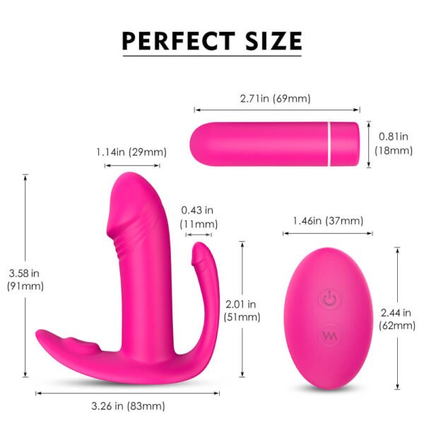 Panty G Spot Clit VibratorPanty G Spot Clit Vibrator- Remote Control Invisible Quite Vibrating Panties Waterproof Silicone Dildo Clitoral