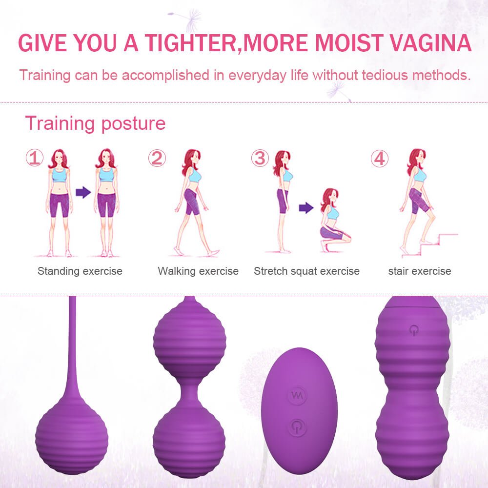 Doctor Recommended Pelvic Floor Exercises Kegel Balls set for tightening and pleasure 6 img LovingCare Vibrator S154 04