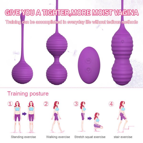 img_LovingCare_Vibrator_S154_12 Doctor Recommended Pelvic Floor Exercises Kegel Balls set for tightening and pleasure