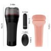 Wholesale hand free male vagina deep throat sex toys for men masturbating vibrating masturbator
