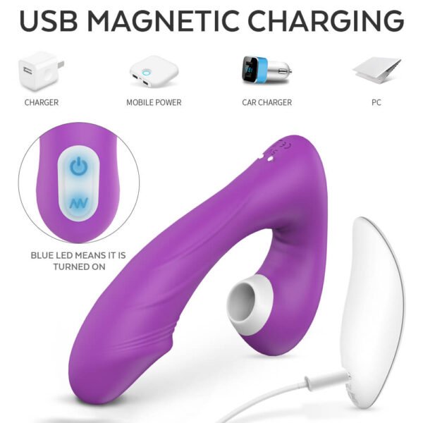Rechargeable Sucking telecontrol Vibrator For Woman Nipple Sucker Clitoris Stimulator Tongue Lick Breast Enlarge