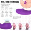 Rechargeable Sucking telecontrol Vibrator For Woman Nipple Sucker Clitoris Stimulator Tongue Lick Breast Enlarge
