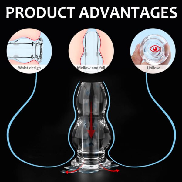 img_LovingCare_Vibrator_S264_08 New Small to big size Acrylic anal beads butt anal plug sex toys for women and men,Acrylic anal plug