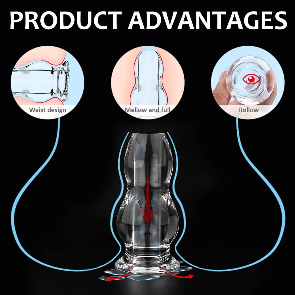 New Small to big size Acrylic anal beads butt anal plug sex toys for women and men,Acrylic anal plug 2 img LovingCare Vibrator S264 08
