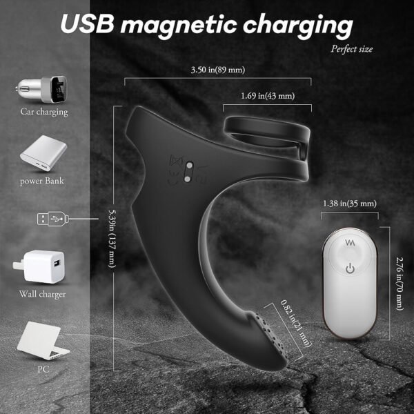 G spot stimulation finger stall sex toy cock ring