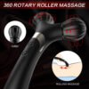 Neck face foot massager OEM Factory full silicone vibrating facial jade roller massagers for women