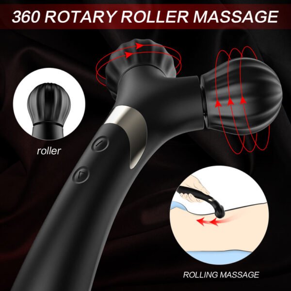 Neck face foot massager OEM Factory full silicone vibrating facial jade roller massagers for women