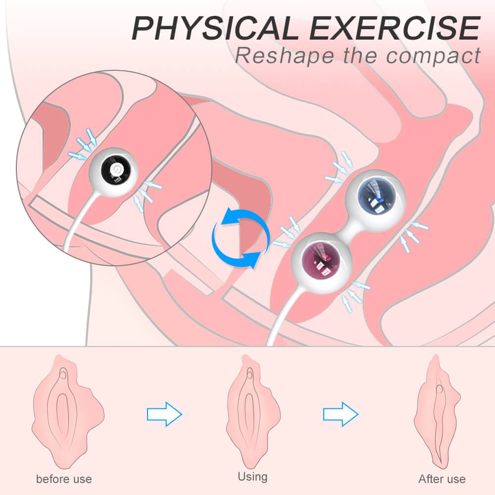 Soft silicone postpartum recovery vaginal tighten kegel ball 3 img LovingCare Vibrator S354 2 05