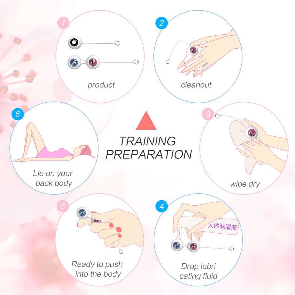 Soft silicone postpartum recovery vaginal tighten kegel ball 6 img LovingCare Vibrator S354 2 08