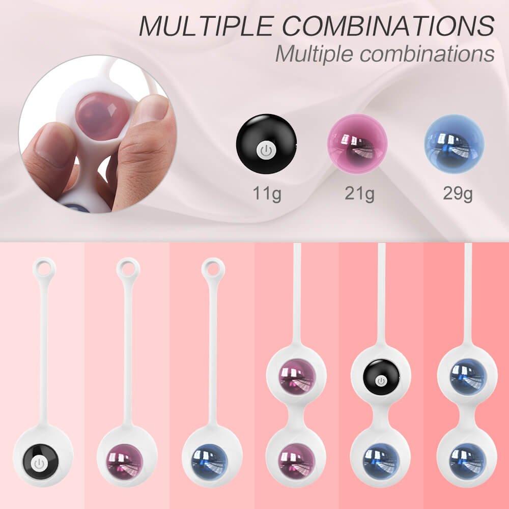 Soft silicone postpartum recovery vaginal tighten kegel ball 8 img LovingCare Vibrator S354 2 10