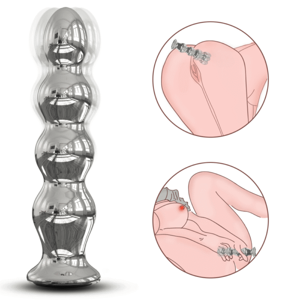 Butt plug sex anal toy Silicone anal bead acrylic anal balls