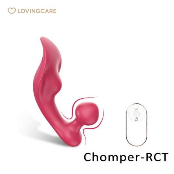 Couples vibrator – Chomper-RCT model, waterproof rechargeable with 9 vibration modes