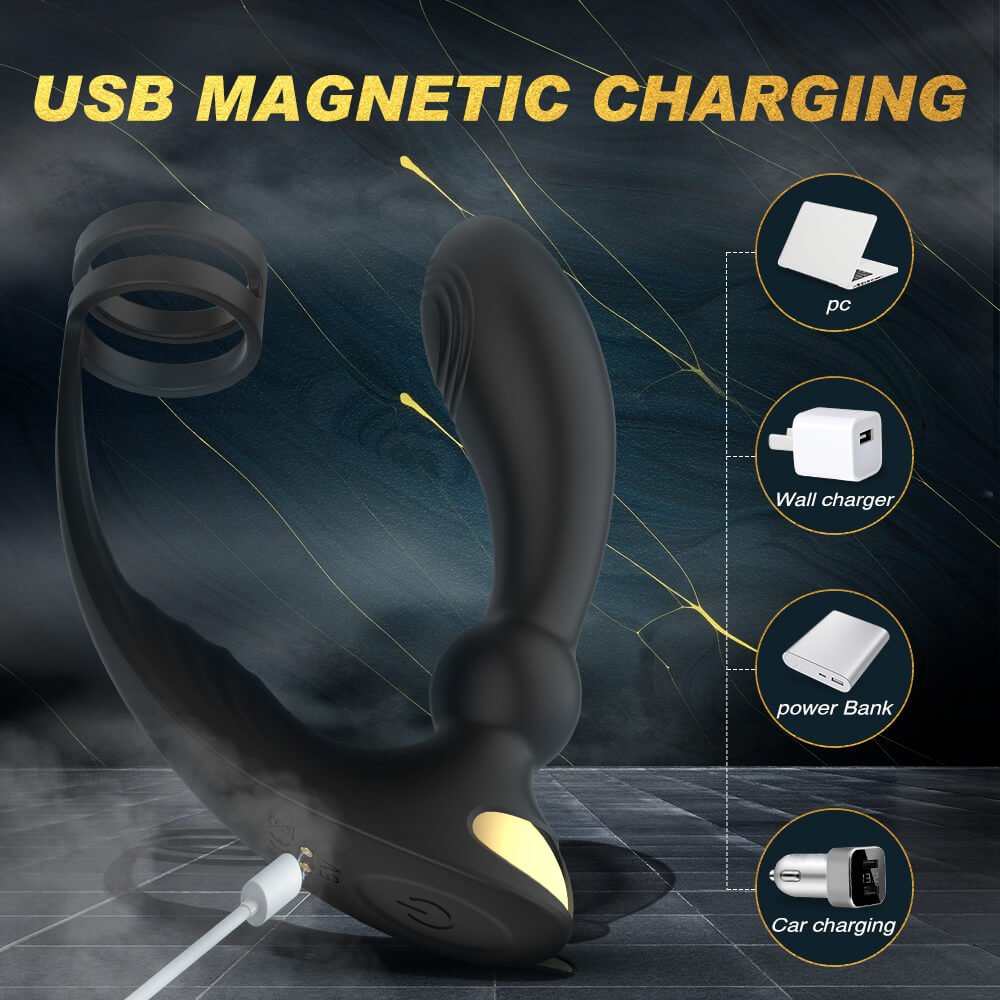 Prostata massager anal toys for men cock ring sex toy for male 6 img LovingCare Vibrator S416 2 04