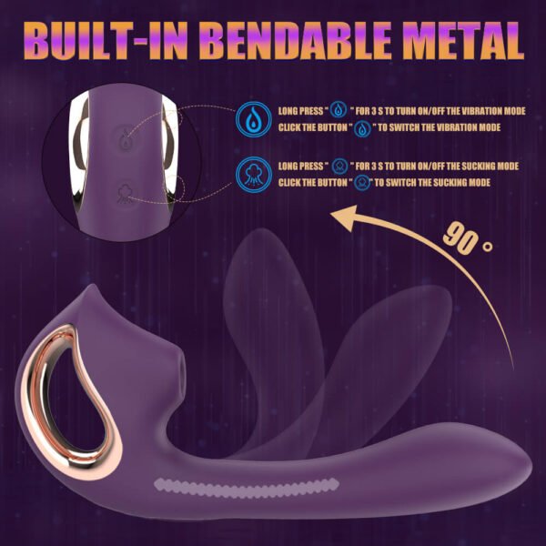 Air-Pulse Clitoris vibrator Oral Sex Simulator Waterproof detachable Sex Toy for Women