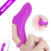 Silicone g spot telecontro vibrator sex toy finger sleeve finger vibrators for women clitoris stimulator