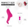 Silicone g spot telecontro vibrator sex toy finger sleeve finger vibrators for women clitoris stimulator