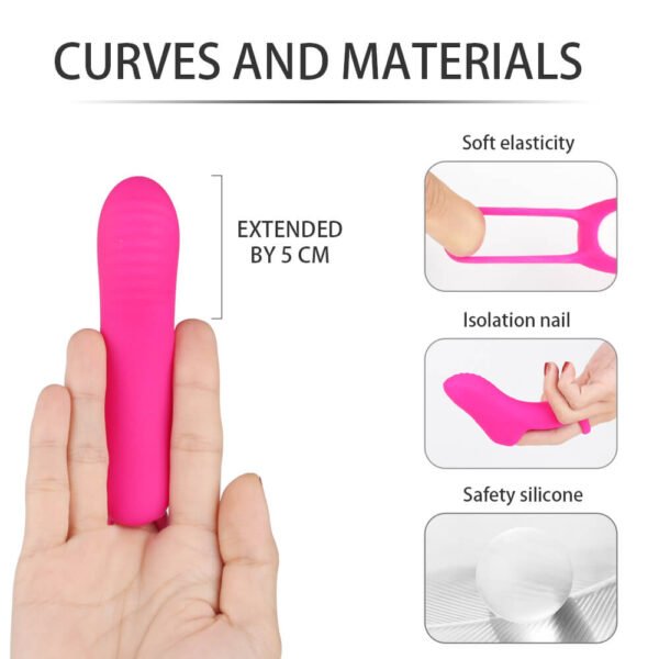 Silicone g spot telecontro vibrator sex toy finger sleeve finger vibrators for women clitoris stimulator