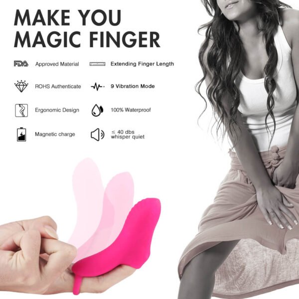 Silicone g spot telecontro vibrator sex toy finger sleeve finger vibrators for women clitoris stimulator