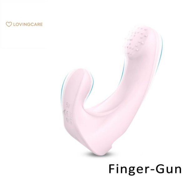 img_LovingCare_vibrators_SHD-S315_12 Main view of finger vibrator for women - mini silicone clitoris stimulator